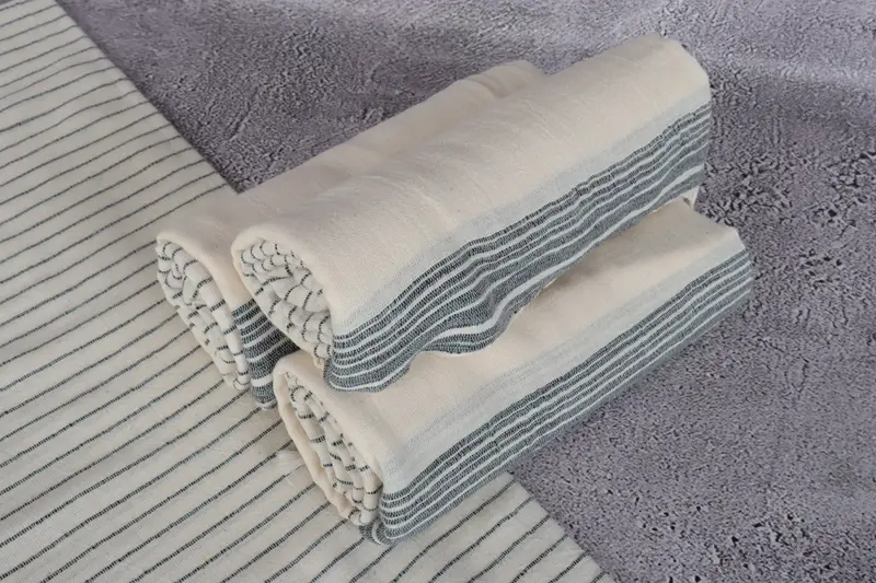 Grandma Gift, Personalized Gifts, 68x36 Cotton Striped Towel, Handmade Turkish hammam towel, Yoga Towel, Custom Wedding Gifts, Bridesmaid Gifts - 7