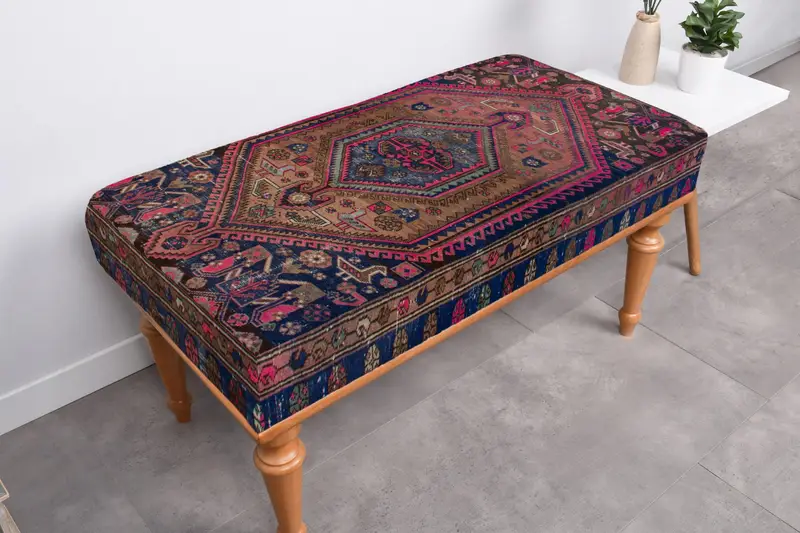 Depolama Alanlı Masif Ahşap Tezgah, Katlanabilir Yün Tezgah