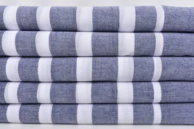 64x40 Cotton Striped Towel, Gift For Wedding Day, Best Beach Towel, Bridal Gifts, Miami Bachelorette Party Favors, Housewarming Gift, Luxury towel - 2
