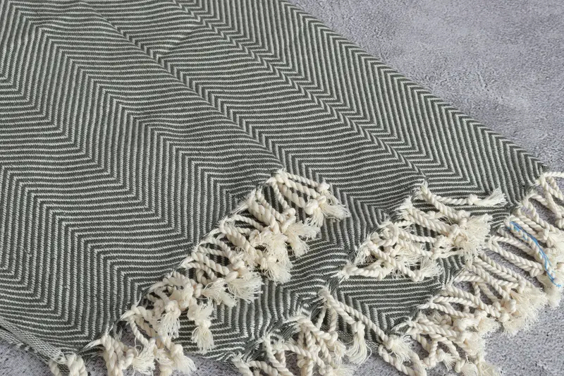 40x20 Cotton Herringbone Towel, Bathroom Towels, Home Decor Gifts, Kitchen Towel, Monogrammed Hand Towel, Best Wedding Gift, Unique Gift, Spa Towel - 5