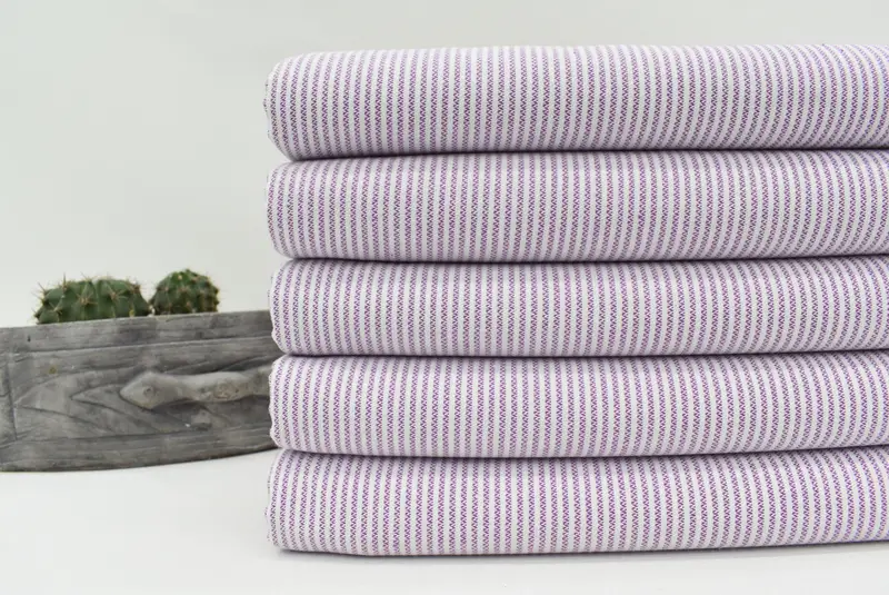 Bachelorette Gifts, Handmade Gift, Extra large Turkish bath towel, Housewarming Gift, Lightweight towel, Summer Towel, 70x40 Cotton Striped Towel - 2