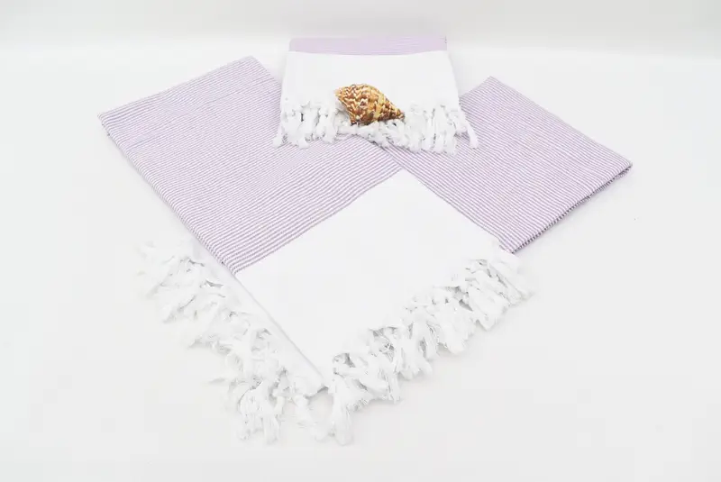 Bachelorette Gifts, Handmade Gift, Extra large Turkish bath towel, Housewarming Gift, Lightweight towel, Summer Towel, 70x40 Cotton Striped Towel - 8
