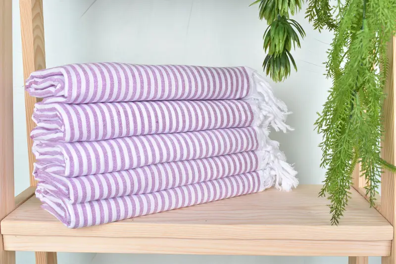Girls Weekend Getaways Ideas, Birthday Gift, 68x36 Cotton Striped Towel, Lightweight Turkish towel, Bachelorette Party Gift, Absorbent Turkish towel - 2