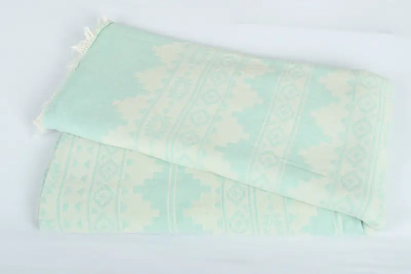 Housewarming Gift, 92x80 Cotton Kilim Towel, Extra Large Tablecloth, Woven Blanket, King Size Bedspread, Girl Trip Party Favor, Custom Blanket - 6