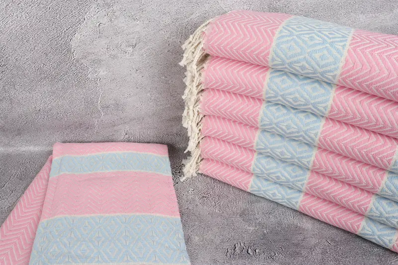 70x40 Cotton Chevron Towel, Boyfriend Christmas Gift, Bachelorette Party Gifts Bridesmaids, Turkish bath towel, Organic Beach Towel, Bridesmaid Gift - 2