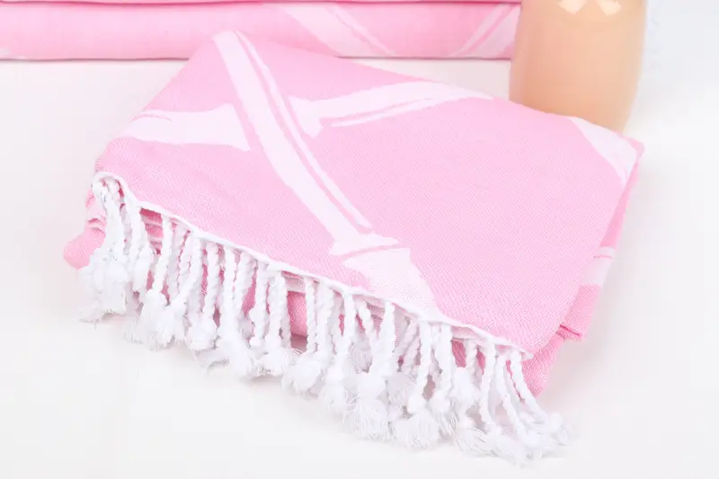 Customized Turkish Towel, Beach Towel Bulk, 70x40 Cotton Bamboo Branch Patterned Towel, Turkish Towel USA, Valentines Day Gift For Him, Gift For Her - 6