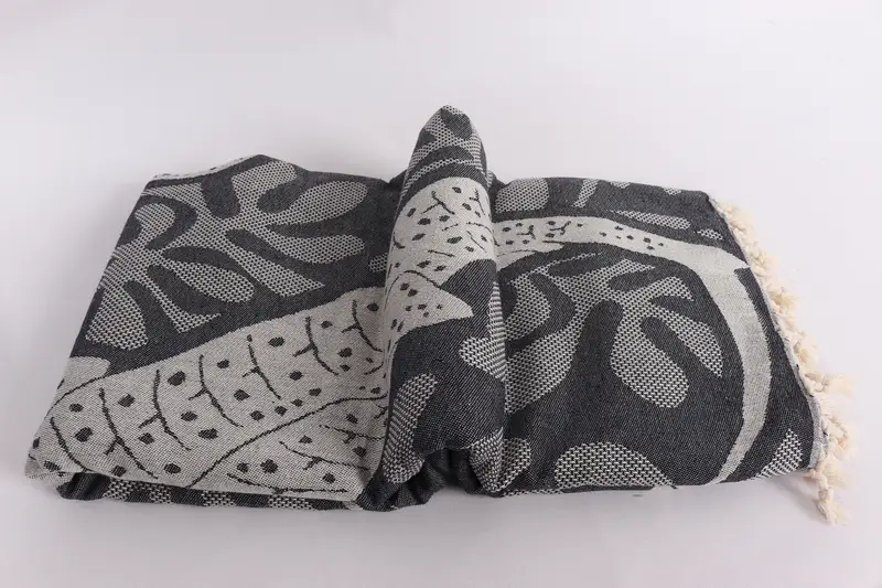 Tablecloth, Bridal Shower Favors, Monogram Blanket, 100x92 Cotton Whale Design Towel, Housewarming Gift, Halloween Blanket, Turkish Beach Blanket - 7