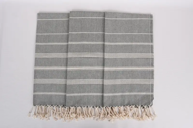 38x24 Cotton Striped Towel, Unique Gift, Custom Name Towel, Turkish Towel Hand Towel, Kitchen Towel, Wedding Hand Made Gift, Personalized Hand Towel - 7