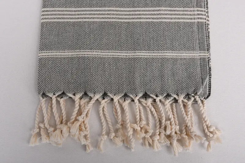 38x24 Cotton Striped Towel, Unique Gift, Custom Name Towel, Turkish Towel Hand Towel, Kitchen Towel, Wedding Hand Made Gift, Personalized Hand Towel - 3