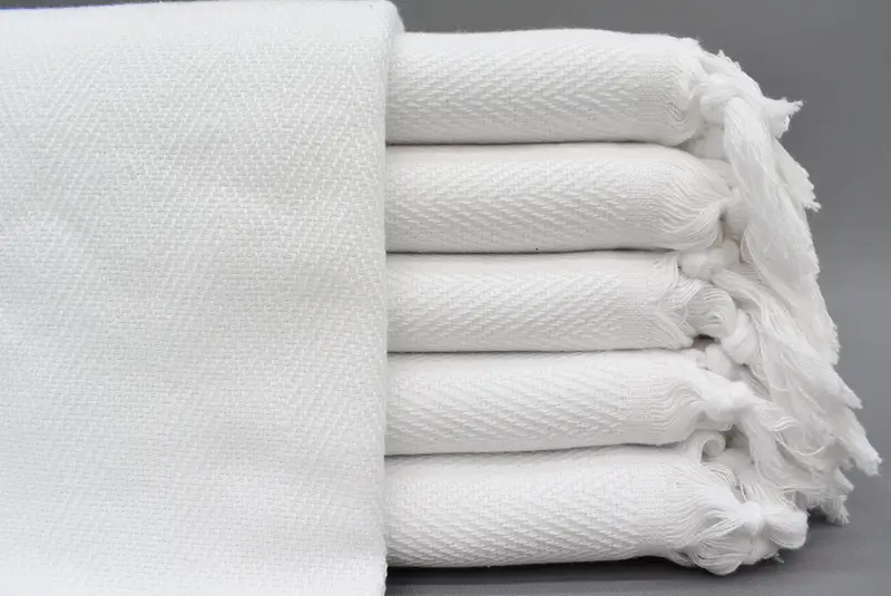 Personalized Gifts, Bachelor Gift, 36x18 Cotton Herringbone Towel, Monogrammed Hand Towel, Custom Wedding Gifts, Wedding Gift, Decorative Towel - 1