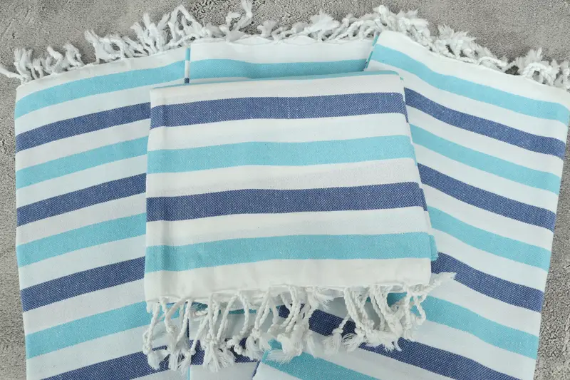 Hammam towel, Unique Gift, Bachelorette Party Favors, Luxury Turkish peshtemal beach towel, 68x40 Cotton Striped Towel, Best Beach Towel - 4