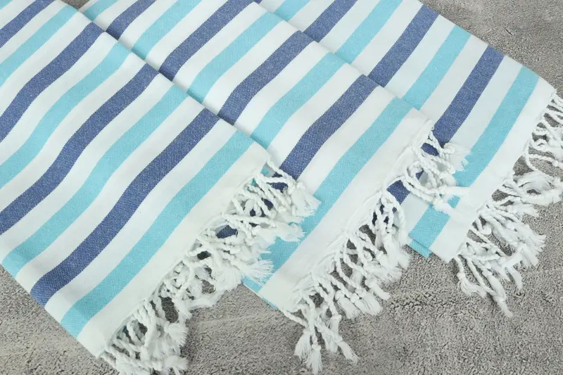 Hammam towel, Unique Gift, Bachelorette Party Favors, Luxury Turkish peshtemal beach towel, 68x40 Cotton Striped Towel, Best Beach Towel - 5