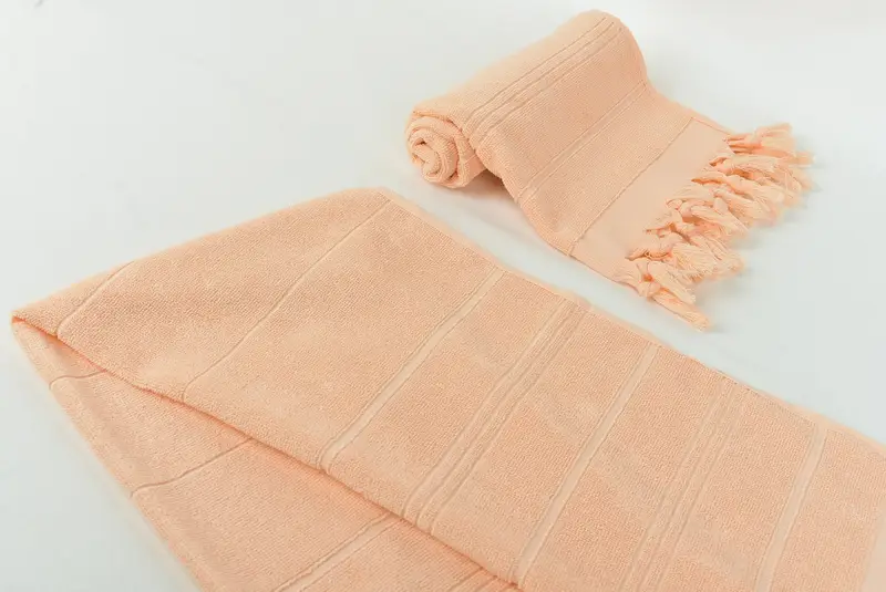 40x18 Cotton Striped Terry Towel, Turkish Tea Towel, Turkish Hand Towel, Personalized Dish Towel, Personalized Gift For Him, Custom Turkish Towel - 7