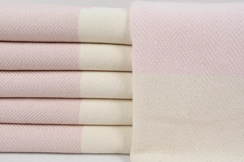 Sand-resistant Turkish towel for travel, Bath towel, Turkish towel, Wedding Favors, Valentines Day Gift Idea, 70x40 Cotton Herringbone Towel - 1