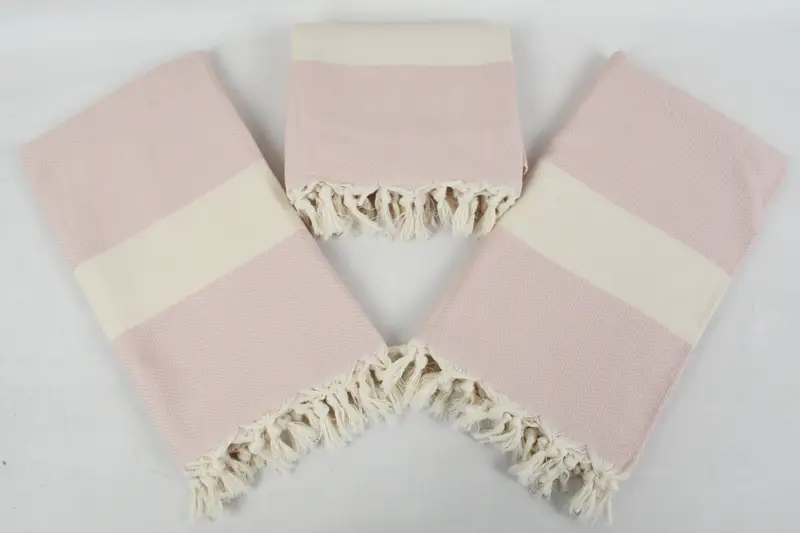 Sand-resistant Turkish towel for travel, Bath towel, Turkish towel, Wedding Favors, Valentines Day Gift Idea, 70x40 Cotton Herringbone Towel - 8