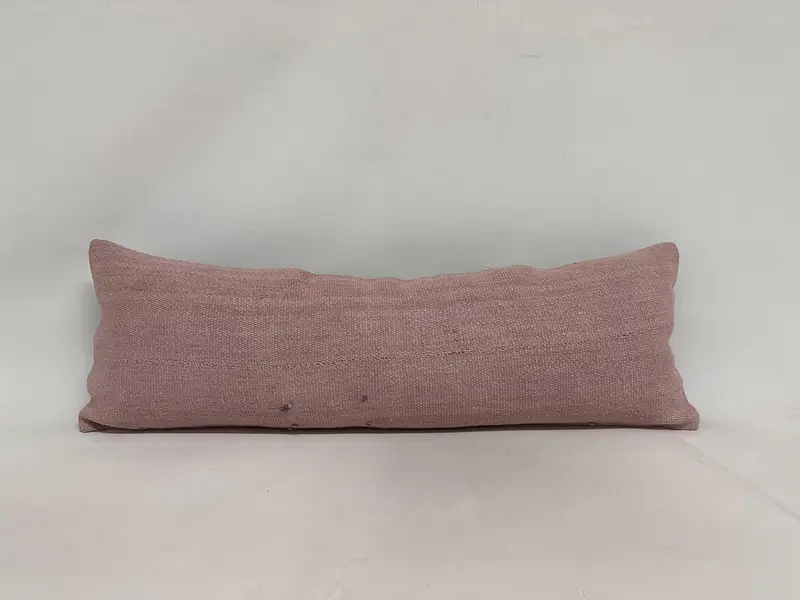 Traditional Pillow Case, 16x48 Beige Pillow, Colorful Pillow, Turkish Kilim Pillow, Kilim Pillow, Handmade Kilim Cushion, Cushion Case - 1