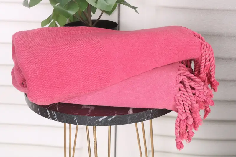 Gym Towel, 70x32 Cotton Geometric Stonewashed Towel, Home Decor Gifts, Bachelorette Party Gifts, Travel towel, Anniversary Gift For Her, Guest Towel - 3