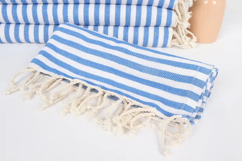 Kitchen Towel, Bathroom Towels, 40x18 Cotton Striped Towel, Valentines Day Gift For Him, Home Decor Gifts, Personalized Gift, Bridal Shower Favors - 4