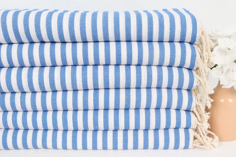 Kitchen Towel, Bathroom Towels, 40x18 Cotton Striped Towel, Valentines Day Gift For Him, Home Decor Gifts, Personalized Gift, Bridal Shower Favors - 3