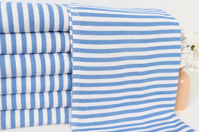 Kitchen Towel, Bathroom Towels, 40x18 Cotton Striped Towel, Valentines Day Gift For Him, Home Decor Gifts, Personalized Gift, Bridal Shower Favors - 2