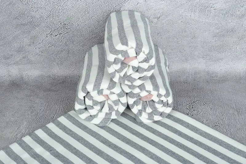 Wedding Gift, 68x40 Cotton Striped Terry Towel, Sand-resistant towel, Bridal Shower Gifts, Scarf Towel, Bachelorette Party Gifts Bridesmaids - 7
