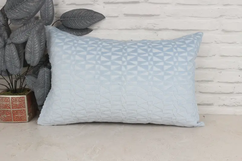 Throw Kilim Pillow, Vintage Kilim Throw Pillow, Turkish Kilim Pillow, 16x24 Blue Cushion Cover, Outdoor Bolster Cushion, Pillow Case - 1
