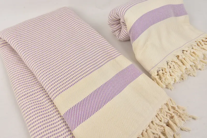 Personalize Gift, Turkish Tablecloth, Personalized Gifts, 92x84 Cotton Striped Towel, Woven Throw Blanket, Wedding Favors, Wedding Anniversary Gift - 7