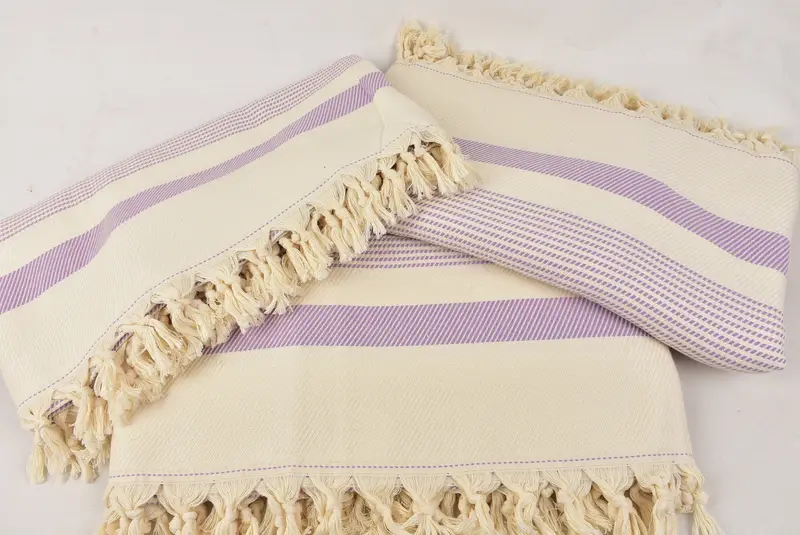Personalize Gift, Turkish Tablecloth, Personalized Gifts, 92x84 Cotton Striped Towel, Woven Throw Blanket, Wedding Favors, Wedding Anniversary Gift - 6