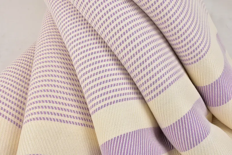 Personalize Gift, Turkish Tablecloth, Personalized Gifts, 92x84 Cotton Striped Towel, Woven Throw Blanket, Wedding Favors, Wedding Anniversary Gift - 5