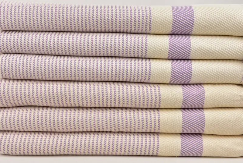 Personalize Gift, Turkish Tablecloth, Personalized Gifts, 92x84 Cotton Striped Towel, Woven Throw Blanket, Wedding Favors, Wedding Anniversary Gift - 2