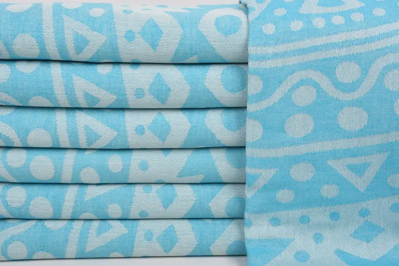 Organic Cotton Towel, Sand-free towel, Monogrammed Beach Towel, 70x40 Cotton Round Pattern Towel, Organic Turkish towel, Wedding Gift For Bride - 1