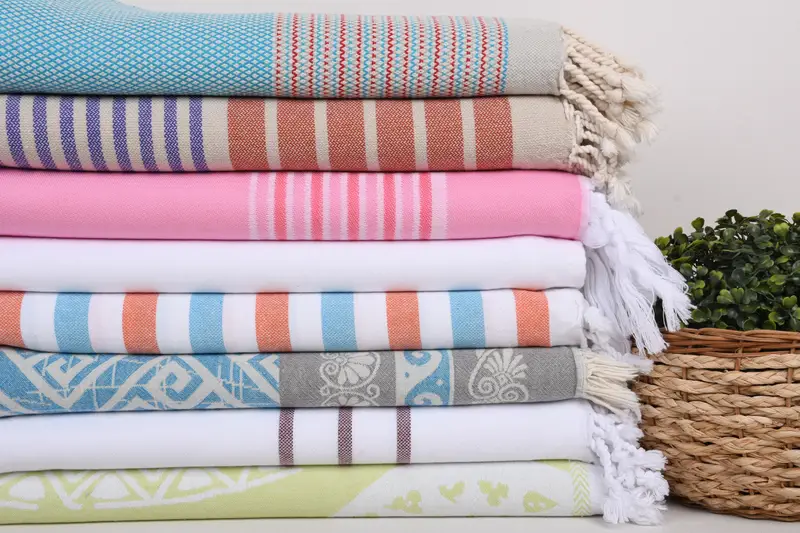 Turkish hand towel, 70x40 Cotton Set of 8 Towel, Scarf Towel, Travel towel, Bachelorette Party Favors Beach, Bachelorette Party Gifts Bridesmaids - 2