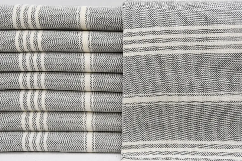 68x40 Cotton Striped Towel, Hammam towel, Turkish Towel Beach, Scarf Towel, Turkish Beach Towel Bulk, Quick-dry towel, Best Friend Christmas Gift - 1