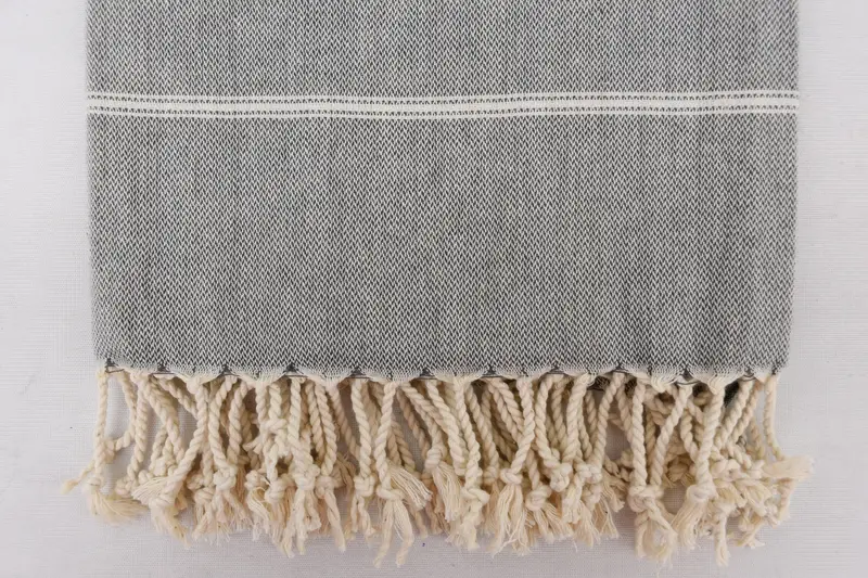 68x40 Cotton Striped Towel, Hammam towel, Turkish Towel Beach, Scarf Towel, Turkish Beach Towel Bulk, Quick-dry towel, Best Friend Christmas Gift - 4