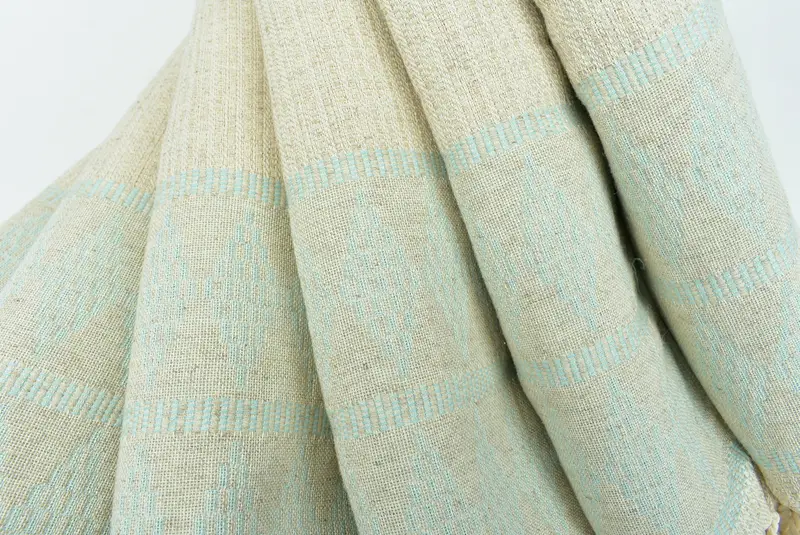 Onun için hediye, mutfak havlu, kişiselleştirilmiş el havlu, monogram mutfak havlu, Noel hediyesi, organik çay havlu, 40x20 keten Kilim Tasarım Havlu - 5
