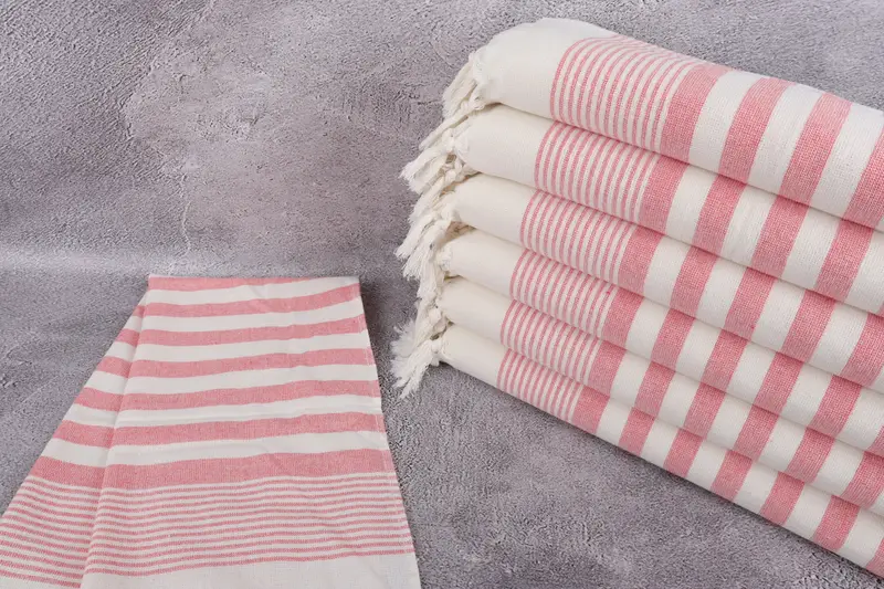 36x18 Cotton Striped Terry Towel, Kitchen Towel, Wedding Hand Made Gift, Xmas Gifts, Monogram Kitchen Towel, Grandma Gift, Turkish Towel Hand Towel - 2