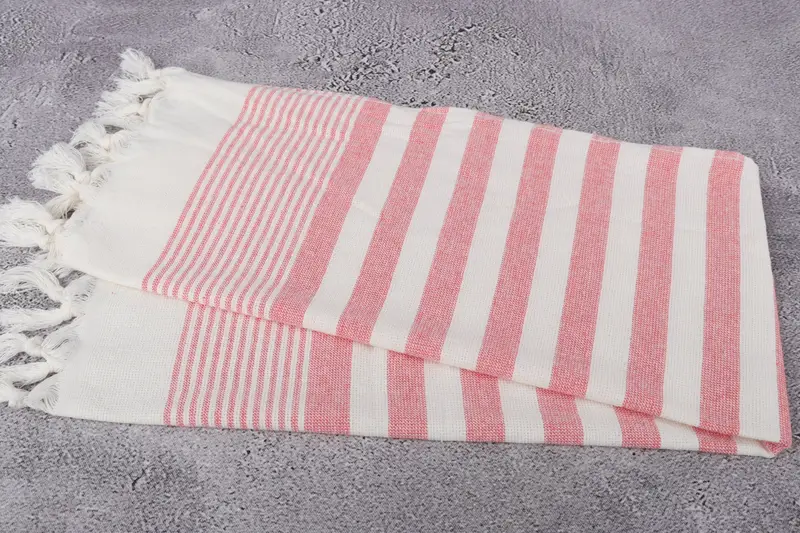 36x18 Cotton Striped Terry Towel, Kitchen Towel, Wedding Hand Made Gift, Xmas Gifts, Monogram Kitchen Towel, Grandma Gift, Turkish Towel Hand Towel - 6