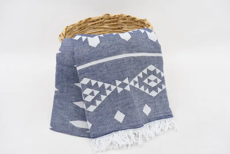 Wedding For Favor, 70x60 Cotton Geometric Towel, Woven Blanket, Boho Throw Blankets, Halloween Blanket, Tablecloth, Organic Beach Blanket - 6