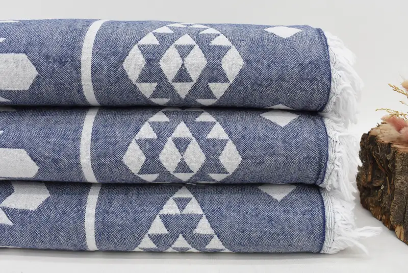 Wedding For Favor, 70x60 Cotton Geometric Towel, Woven Blanket, Boho Throw Blankets, Halloween Blanket, Tablecloth, Organic Beach Blanket - 1