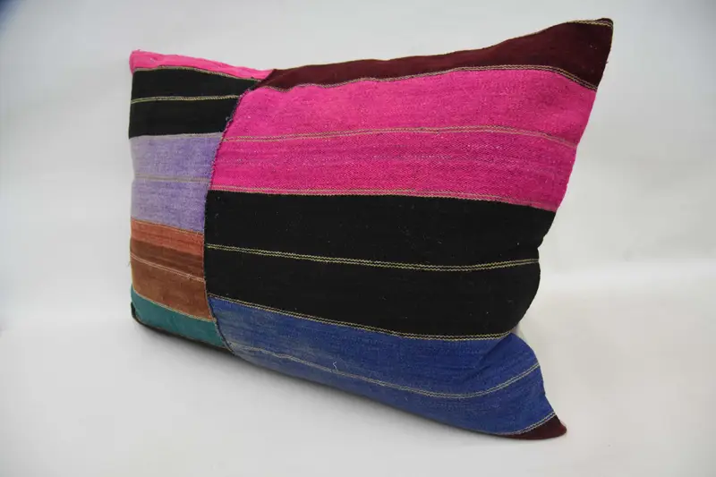 20x28 Pink Cushion Cover, Pillow Cover, Bed Pillow Sham, Home Decor Pillow, Antique Pillows, Vintage Kilim Throw Pillow, Rustic Pillow Sham - 5