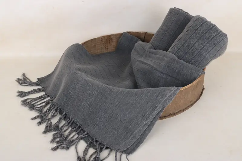 70x40 Cotton Stonewashed Towel, Organic towel, Bachelorette Party Gifts, Bridesmaid Proposal Gift, Luxury Beach Towel, Guest Towel, Gift For Her - 6