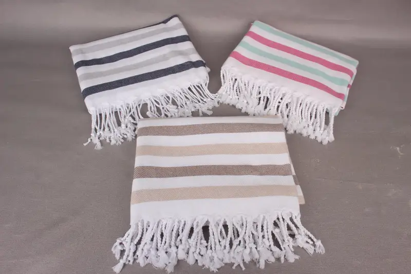 70x40 Cotton Striped Towel, Wedding Favors, Maid Of Honor Gift, Custom Wedding Gift, Large Turkish Towel, Cancun Bachelorette Party Gift Ideas - 4
