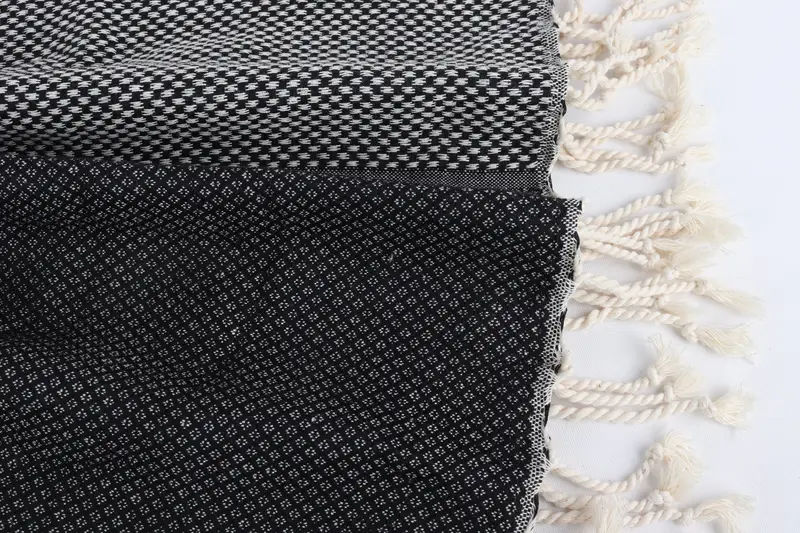 64x38 Cotton Geometric Towel, Bridal Shower Gift, Bachelor Gifts, Gift For Him, Luxury Turkish beach towel with fringe, Bridesmaid Favors, Spa Towel - 8