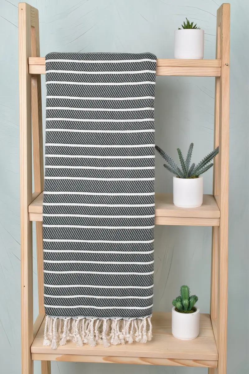 Soft towel, Absorbent towel, Large Beach Towel Personalized, Personalize Gift, 70x40 Bamboo Herringbone Towel, Bachelorette Party Gifts Bridesmaids - 8