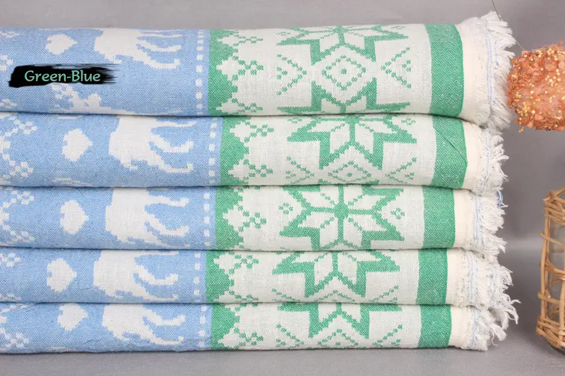 Personalized Gifts, Bachelorette Party Favors, Luxury towel, Kids Beach Towel, Yoga Towel, Bachelor Party Favors, 80x40 Cotton Deer Patterned Towel - 1