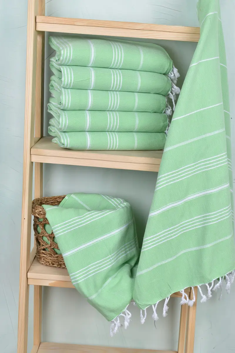 Luxury towel, 70x40 Cotton Striped Towel, Wedding Favors, Wedding Gifts Towel, Bachelor Party Gifts, Yoga Towel, First Wedding Anniversary Gift - 3