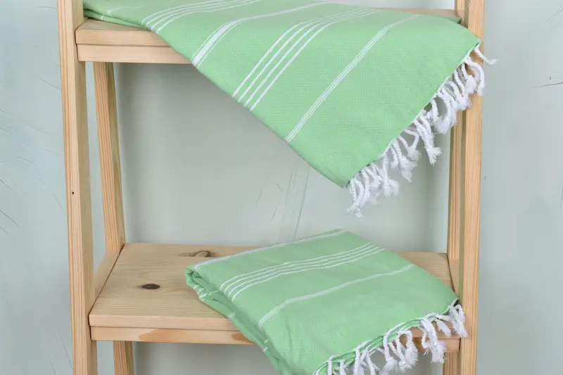 Luxury towel, 70x40 Cotton Striped Towel, Wedding Favors, Wedding Gifts Towel, Bachelor Party Gifts, Yoga Towel, First Wedding Anniversary Gift - 5