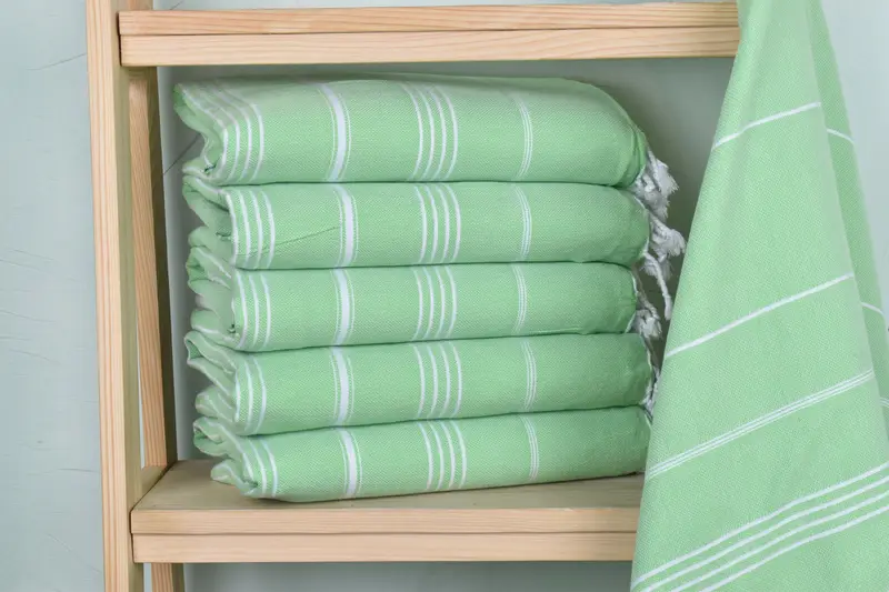 Luxury towel, 70x40 Cotton Striped Towel, Wedding Favors, Wedding Gifts Towel, Bachelor Party Gifts, Yoga Towel, First Wedding Anniversary Gift - 2
