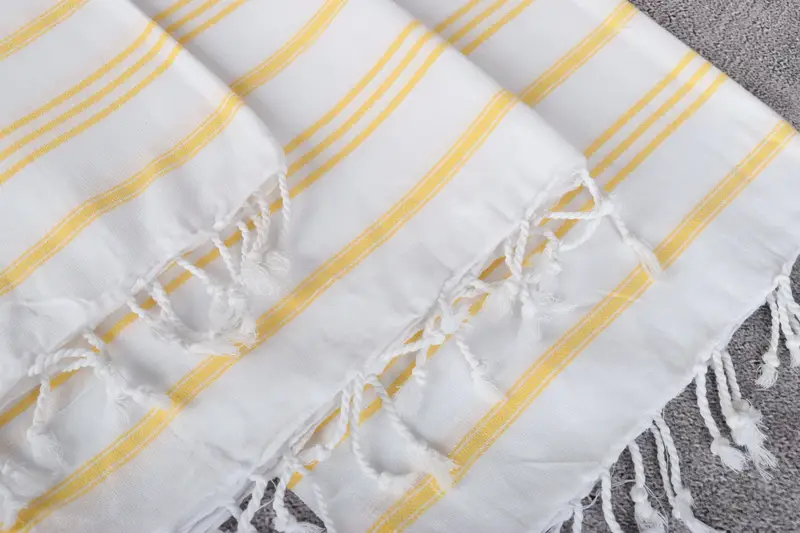 Organic Towel, Wedding Gift, Personalized Gift For Him, Bathroom Towels, Custom Name Towel, Personalized Kitchen Towel, 40x24 Cotton Striped Towel - 5