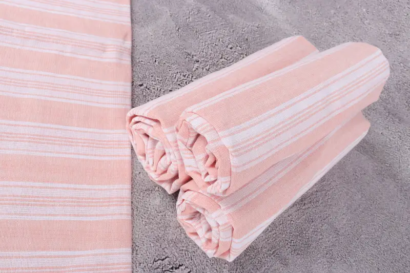 Bachelorette Party Gifts, Hammam towel, 70x40 Cotton Striped Towel, Fringed Turkish towel for poolside, Spa Towel, Gift For Him, Bridesmaid Favors - 8